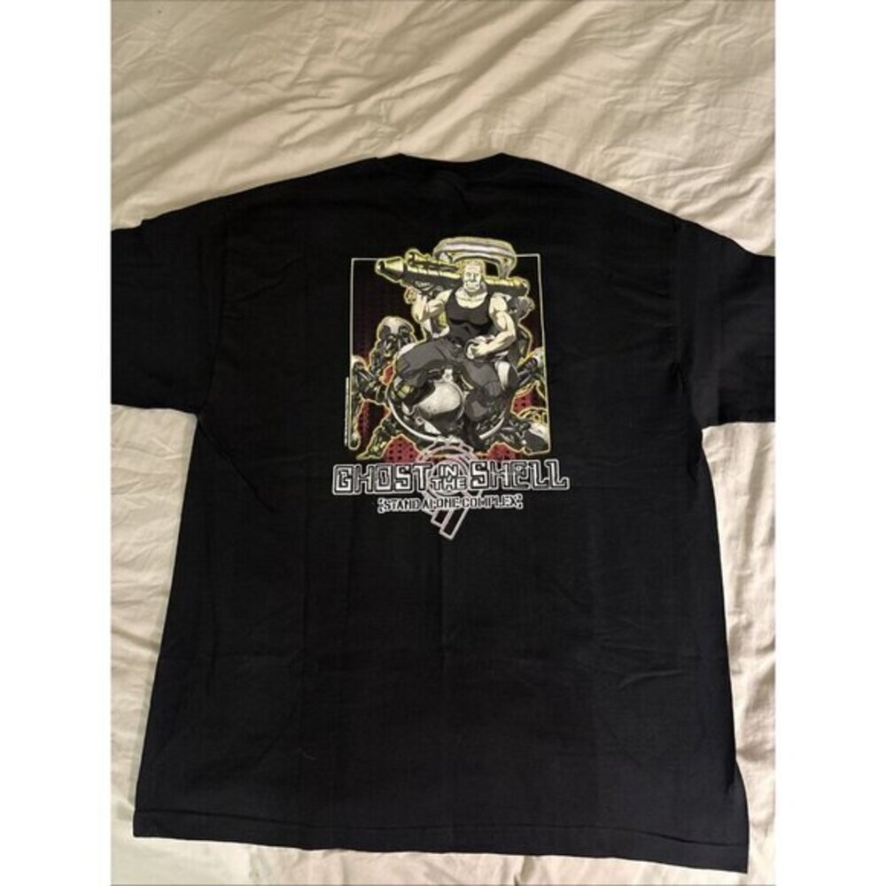 Ghost In The Shell Stand Alone Complex T Shirt Size Manga Anime XL BLACK USA